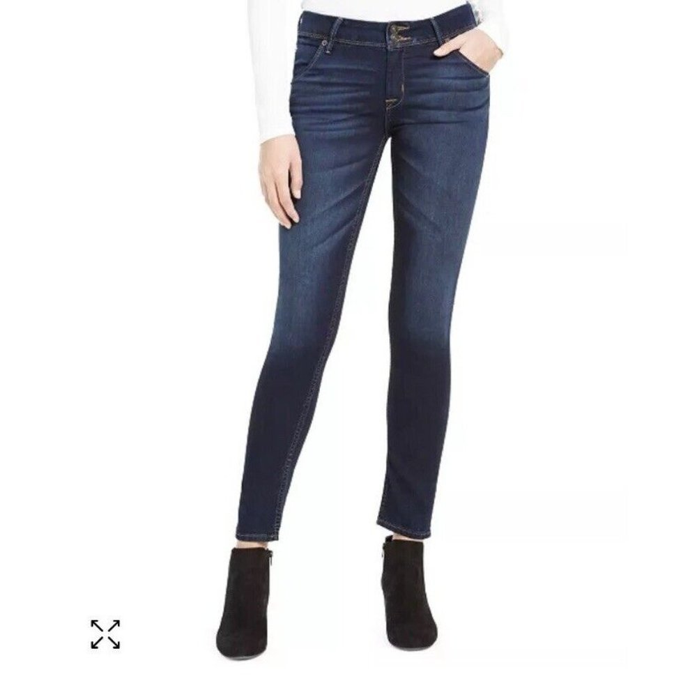 Hudson Womens Collin Flap Skinny Denim Jeans Back Flap Pockets Size‎ 28 TEAR